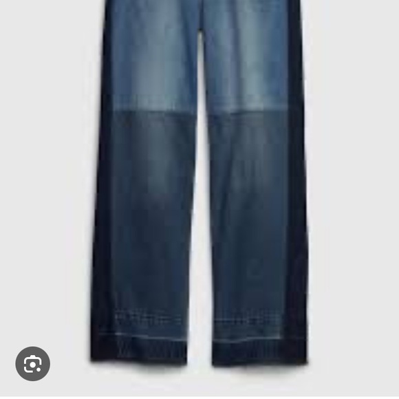 Low Rise Patchwork Baggy Jeans - Picture 6 of 9